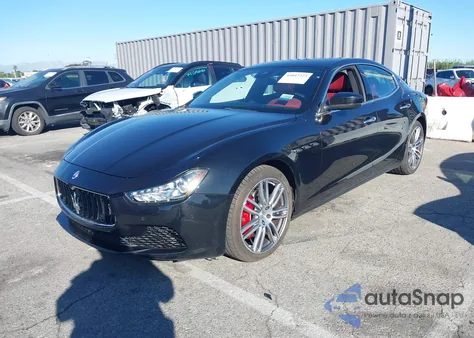 2017 Maserati Ghibli S из США, поврежденный, VIN ZAM57RSS8H1233596
